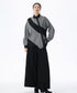 Diagonal Panel Sheer Shirt